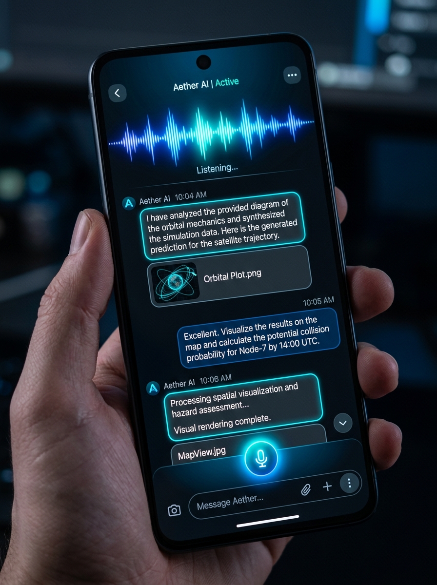 Aether AI Multimodal Mobile Assistant